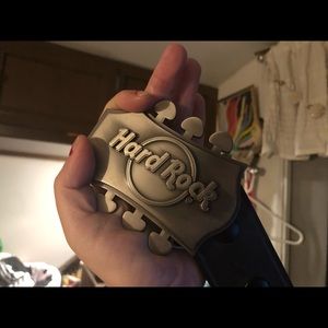 Hard Rock Cafe Genuine Leather Black Belt 💫